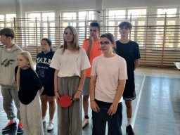 Drużynowy tenis stołowy dziewcząt i chłopców